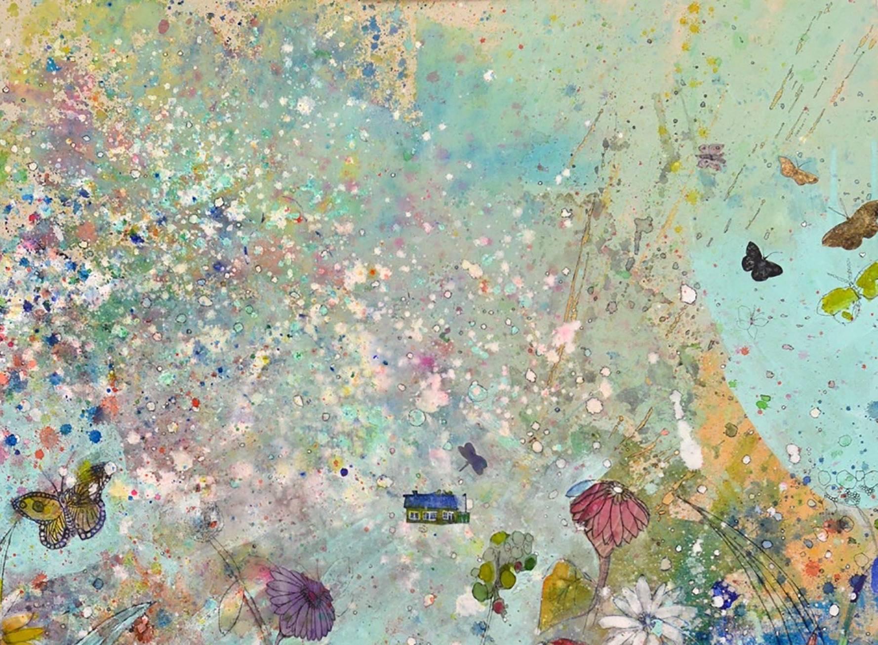 You Are A Wind - Contemporary Painting by Fumiko Toda