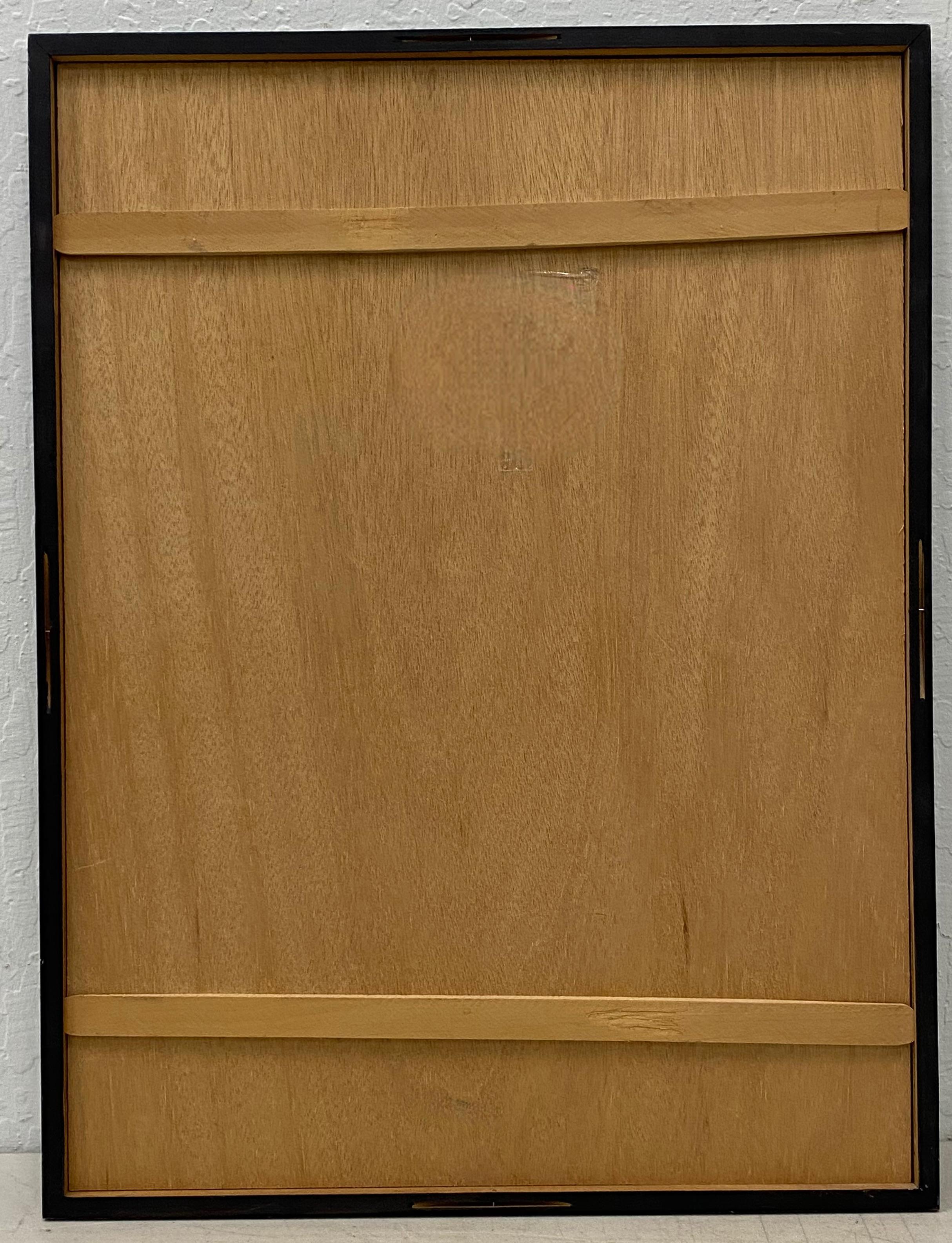 Fumio Fujita (Japon:: B.1933) Gravure sur bois japonaise moderne C.1972 14