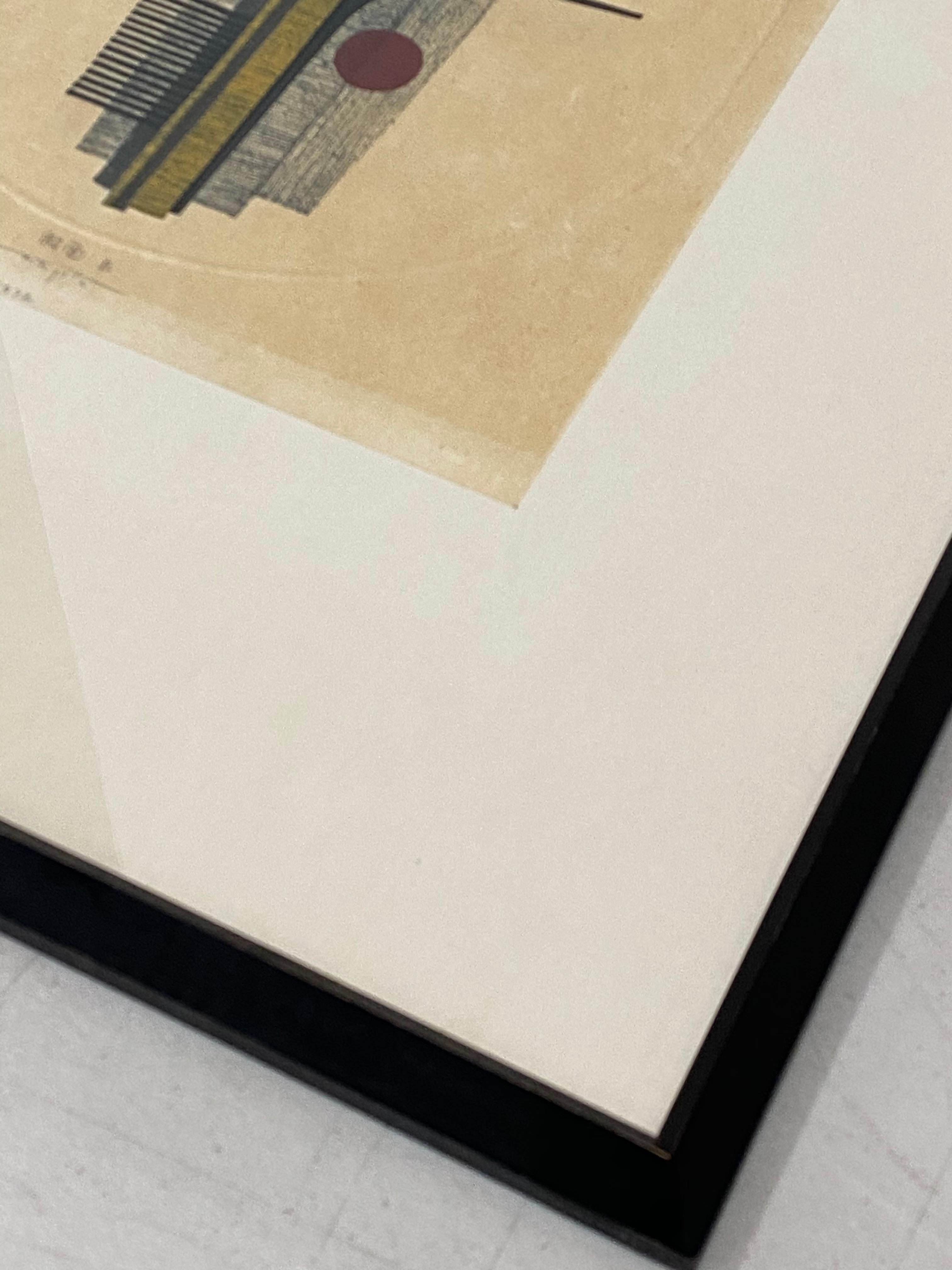 Fumio Fujita (Japon:: B.1933) Gravure sur bois japonaise moderne C.1972 4