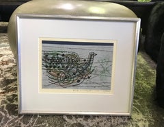 Fumio Fujita Signed Limited Edition Japanese Woodblock Print, 1974