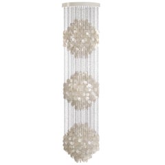 Fun 3DM Seashell Pendant Light by Verner Panton