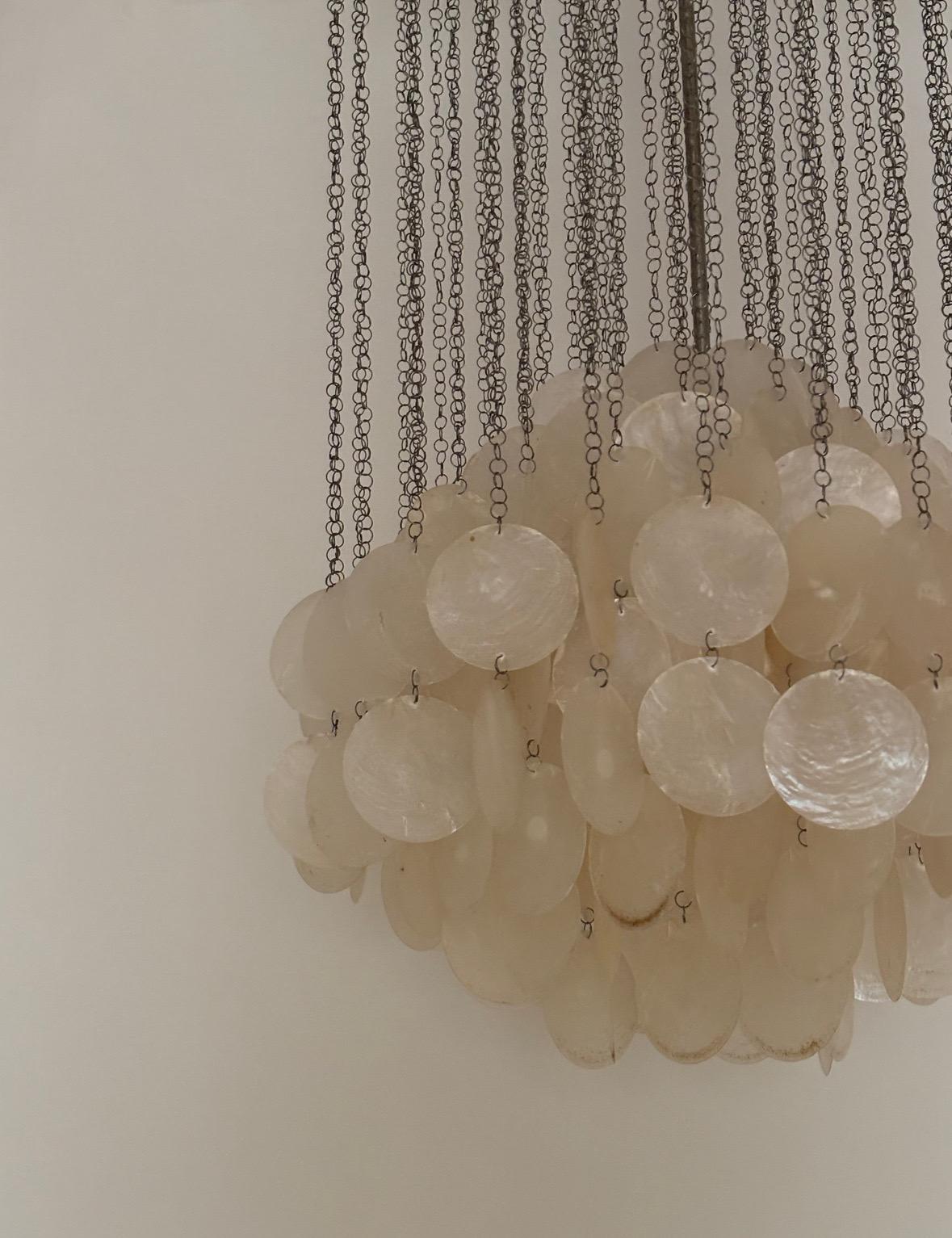Lampada a sospensione Fun 4DM di Verner Panton per Lüber, 1964 Svizzera In condizioni buone in vendita a Tel Aviv-Yafo, Tel Aviv District