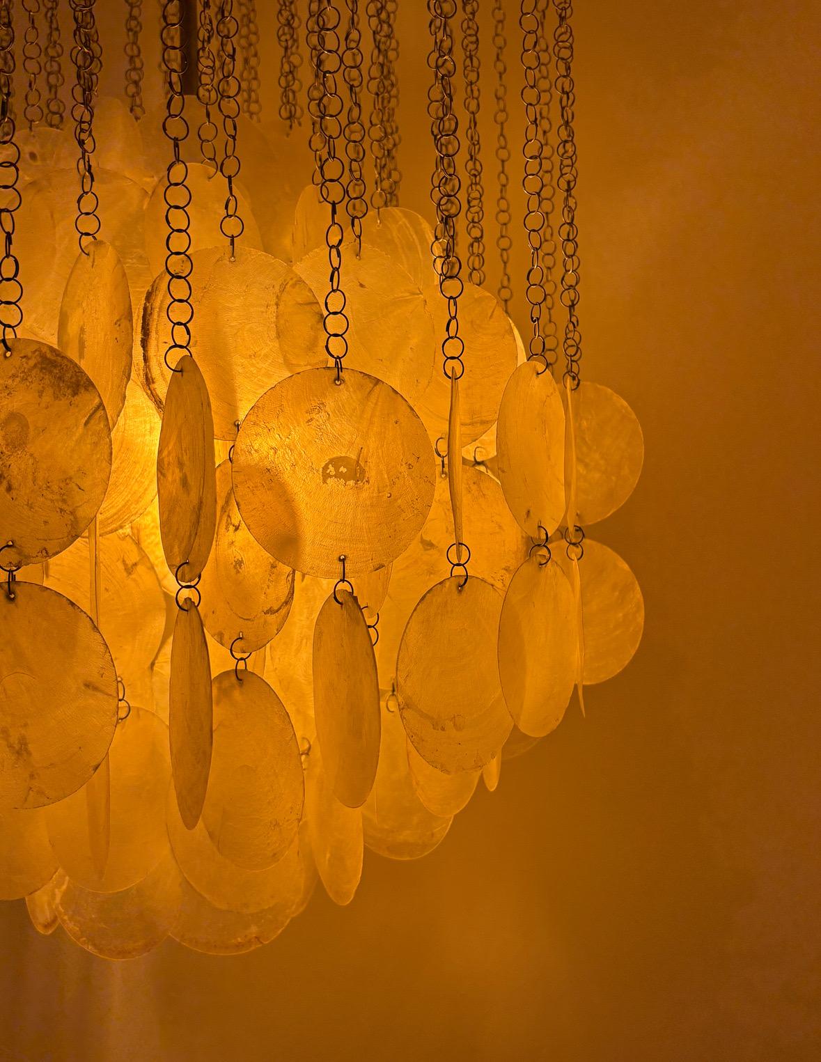 Conchiglia Lampada a sospensione Fun 4DM di Verner Panton per Lüber, 1964 Svizzera in vendita
