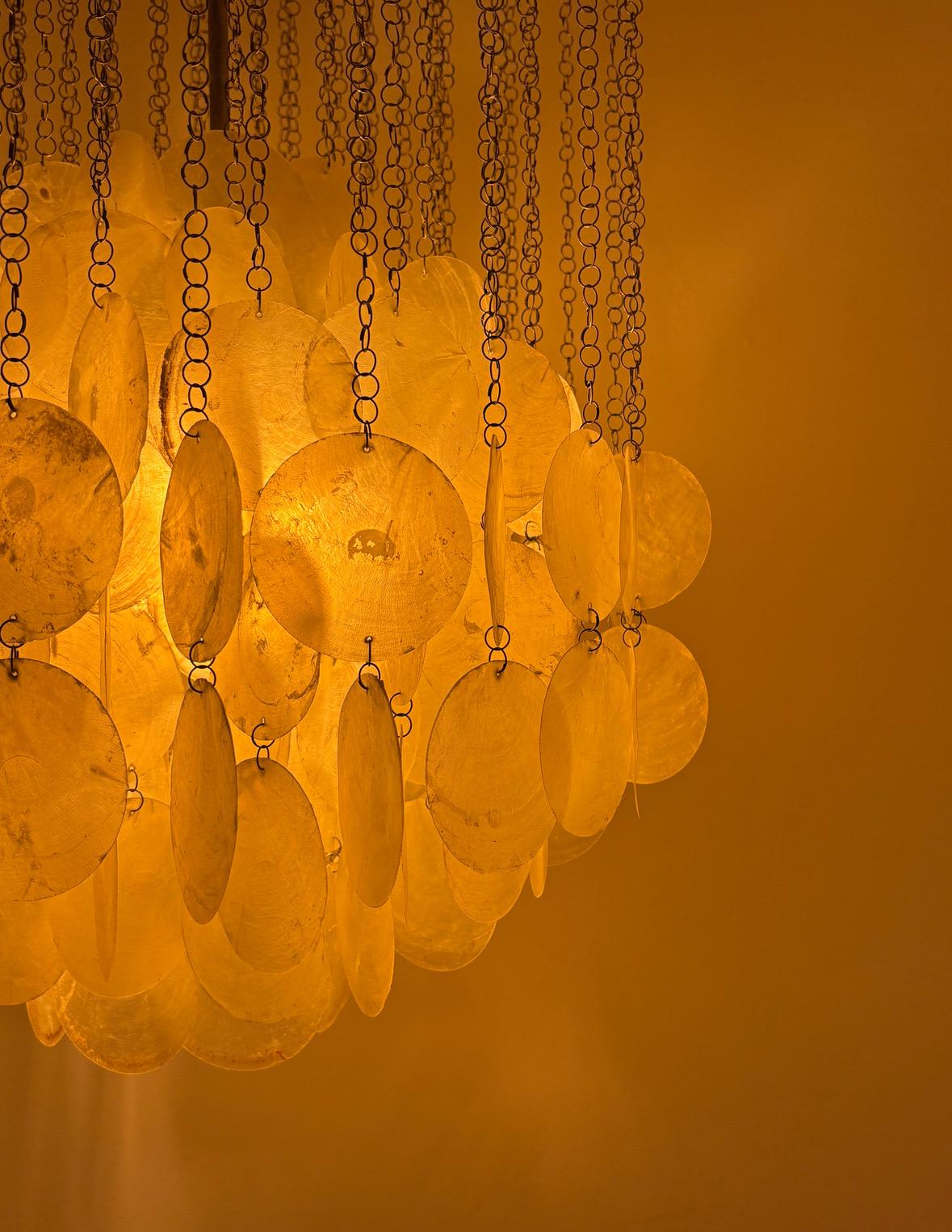 Lampada a sospensione Fun 4DM di Verner Panton per Lüber, 1964 Svizzera in vendita 4