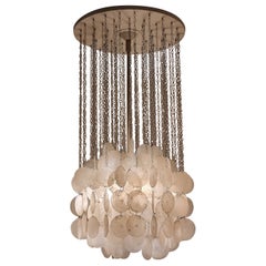 Divertente lampadario 4DM Seashell di Verner Panton, 1960