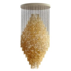 Fun 8DM Seashell Pendant Light by Verner Panton, 1960s