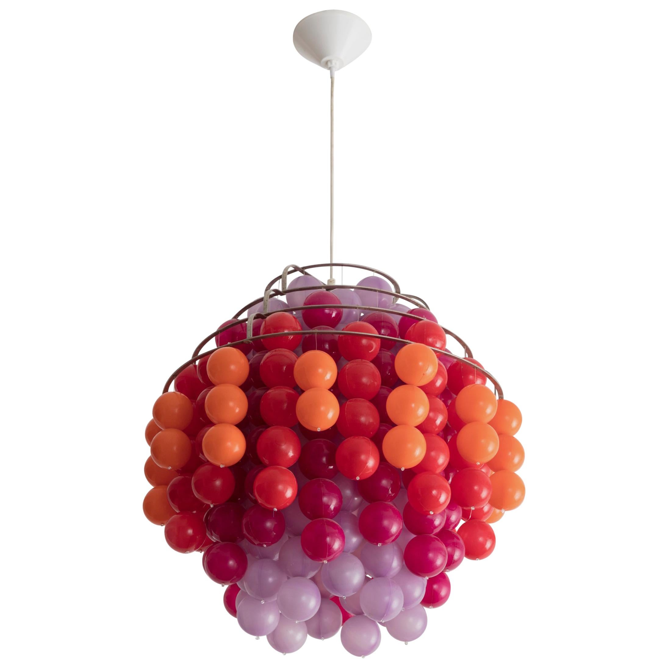 "Fun" Chandelier by Verner Panton