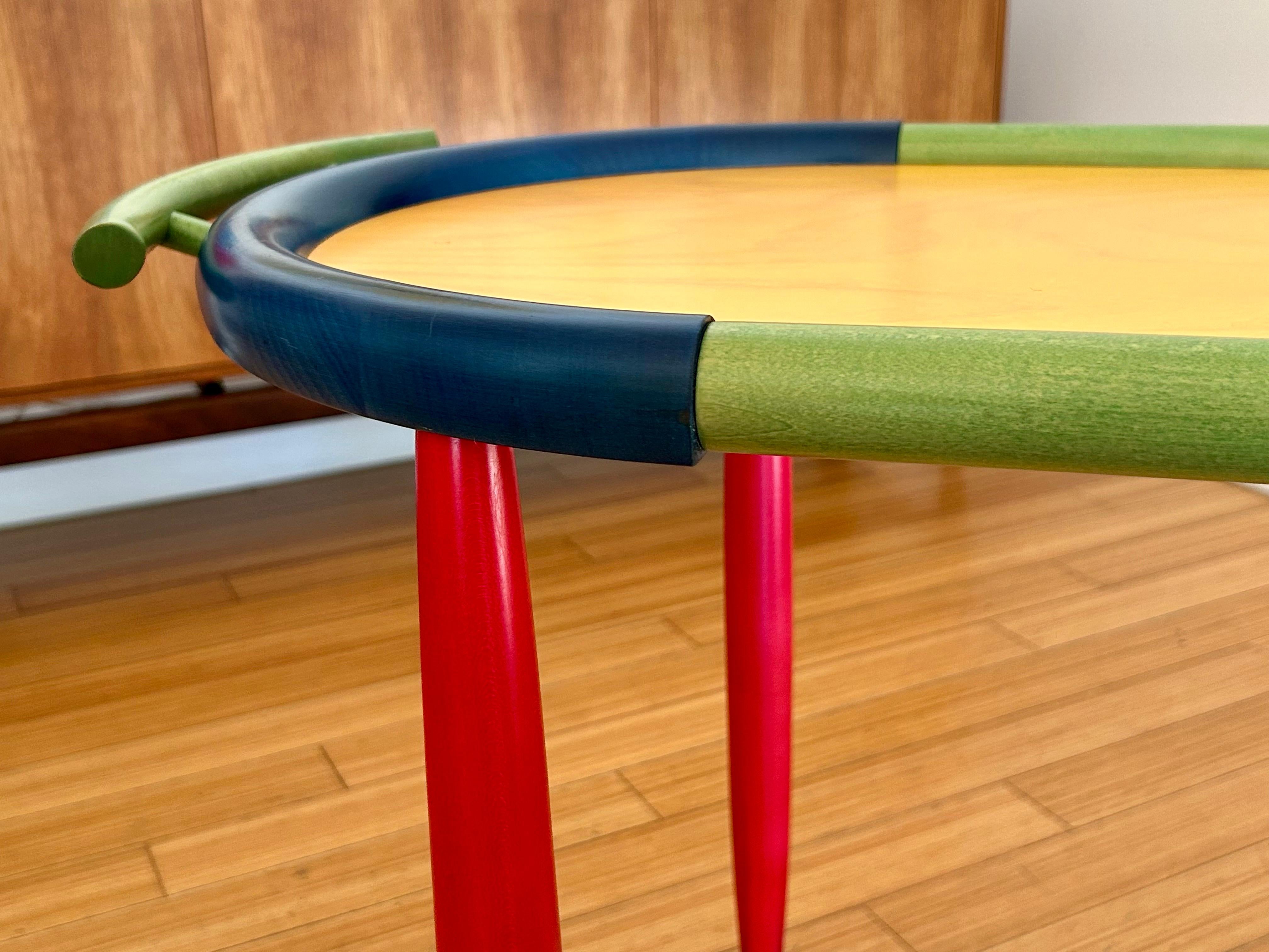 Fun Colors Occasional Wood Cart Pietro Manzoni 4