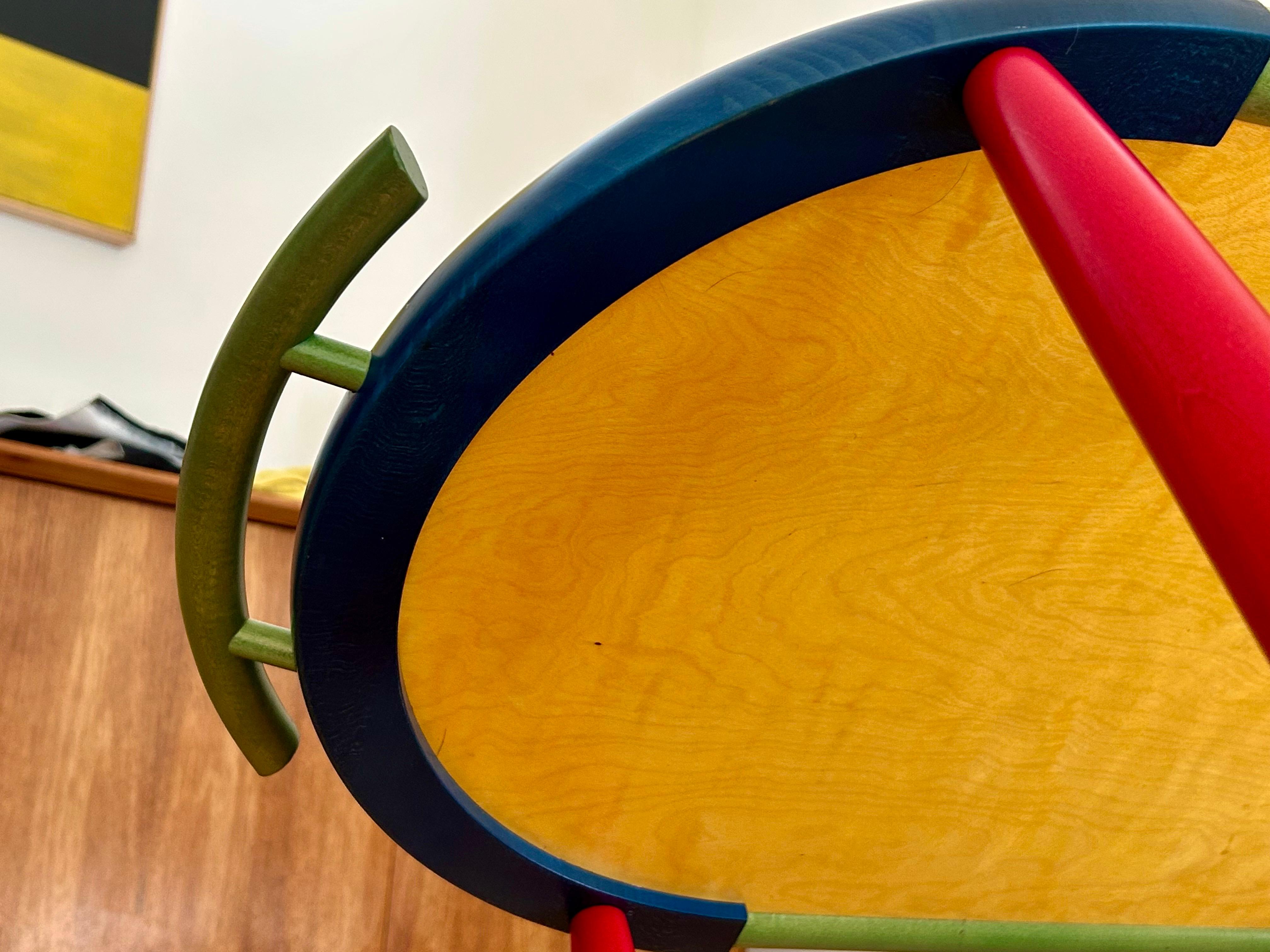 Fun Colors Occasional Wood Cart Pietro Manzoni 9