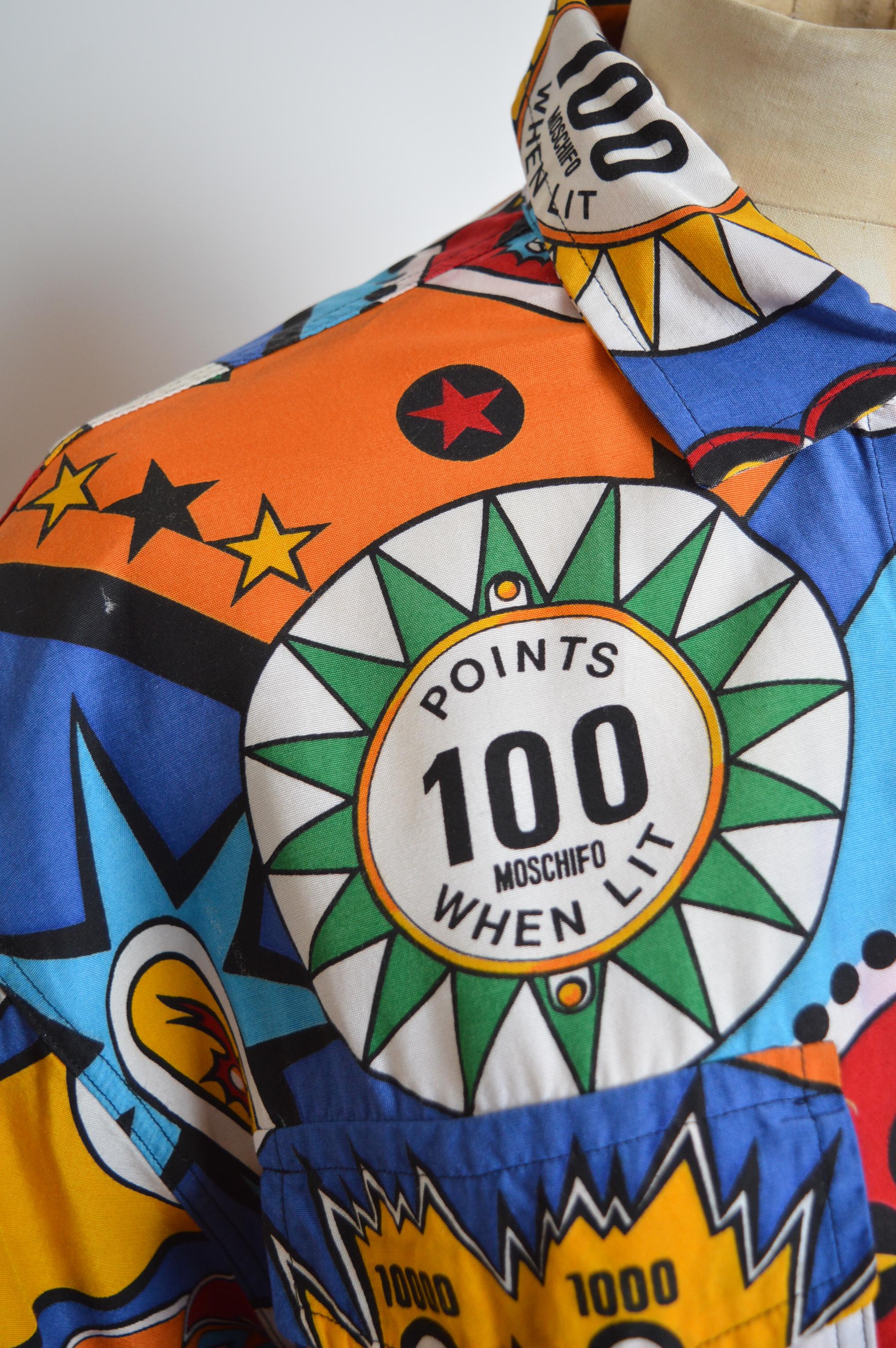Moschino Cartoon Las Vegas Casino Pinball des années 1990 Unisexe en vente
