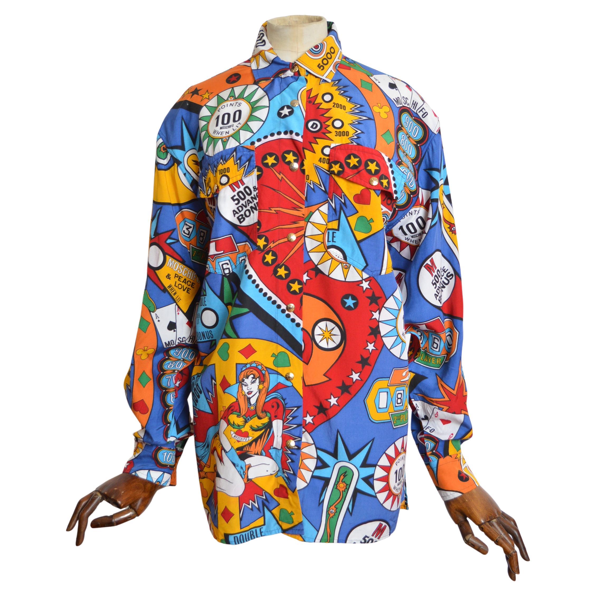 Moschino Cartoon Las Vegas Casino Pinball des années 1990 en vente