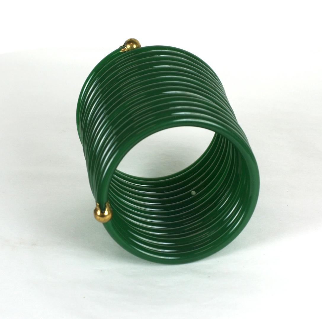 Modernist Fun Spun Nylon Slinky Bracelet For Sale