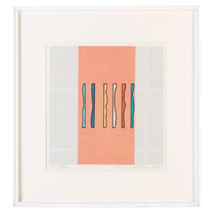 FUNASAKA Yoshisuke (nato nel 1939) "Composizione numero 831" Litografia firmata, 1983