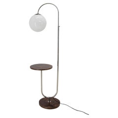 Vintage Functiionalist Floor Lamp with Adjustable Height , 1930s, Restored