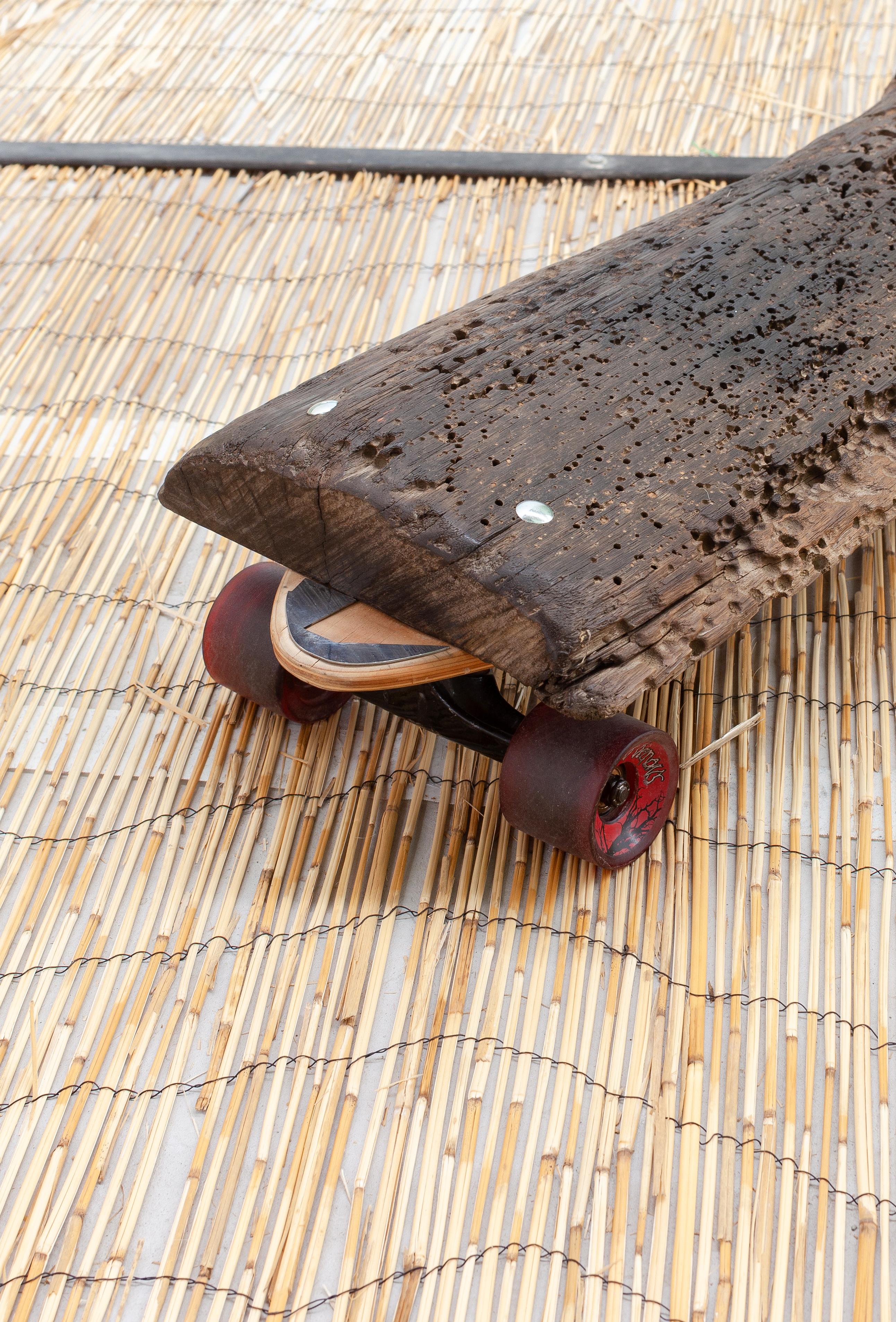 'Raw Skate’ Folding Seat with Skateboard Elements, Lionel Jadot, Belgium, 2020 9