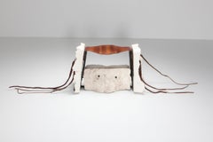 Functional Art Chair / Stool "Plaster Whip" by Lionel Jadot
