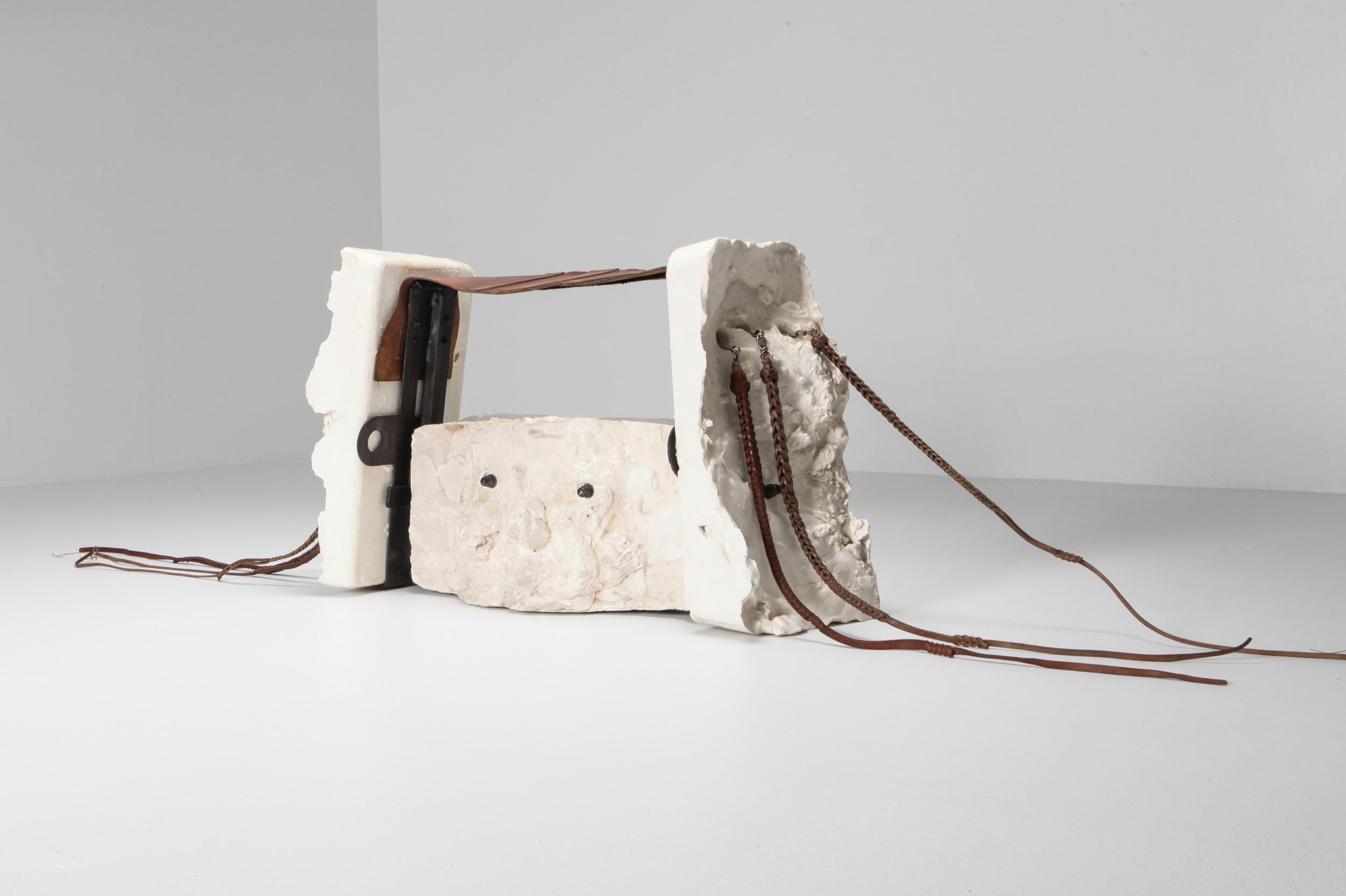 Functional Art Chair / Hocker „Plaster Whip“ von Lionel Jadot (Europäisch) im Angebot
