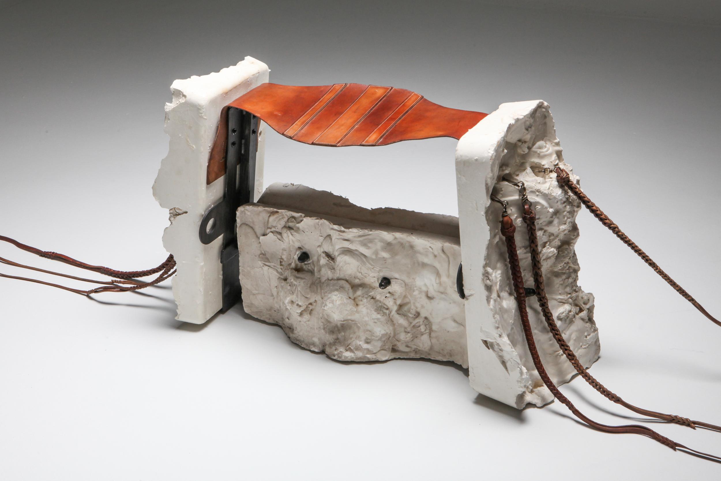 Functional Art Chair / Hocker „Plaster Whip“ von Lionel Jadot im Angebot 1