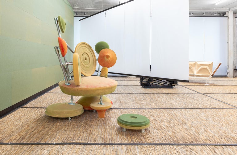 'T-Shink' Sprayed Textile Throne Chair, Lionel Jadot, Belgium, 2020 For Sale 9