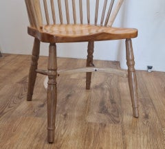 Functional art - Handcrafted Yew, Oak, and Ash Combback Windsor Chair