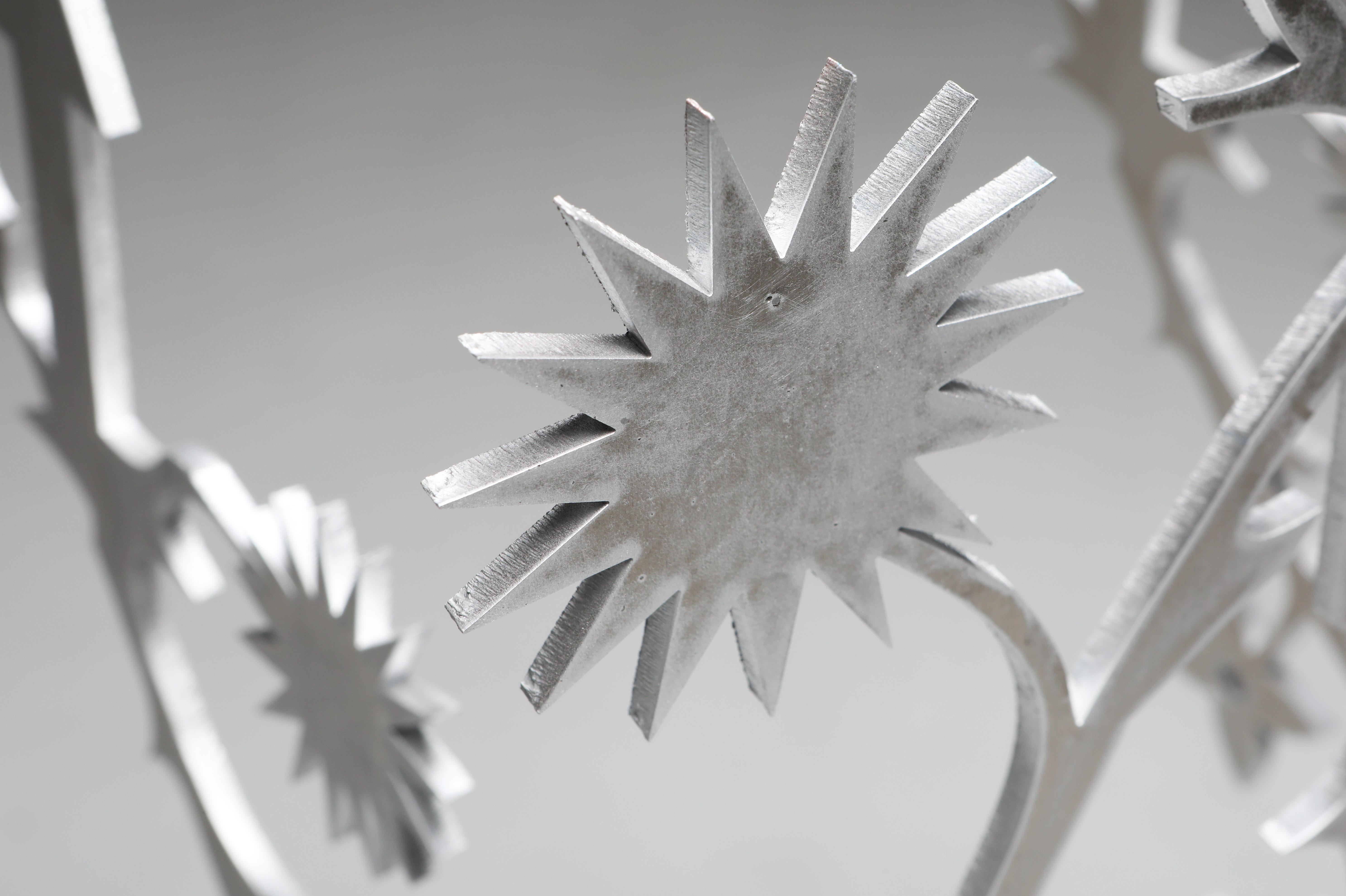 'Ornamentum 1' 6mm Lasered Aluminium Chair Orson Van Beek & Quinten Mestdagh For Sale 5