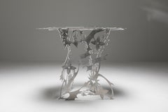 „Ornamentum 2“ 6 mm Tisch aus lasergestrahltem Aluminium Orson Van Beek & Quinten Mestdagh