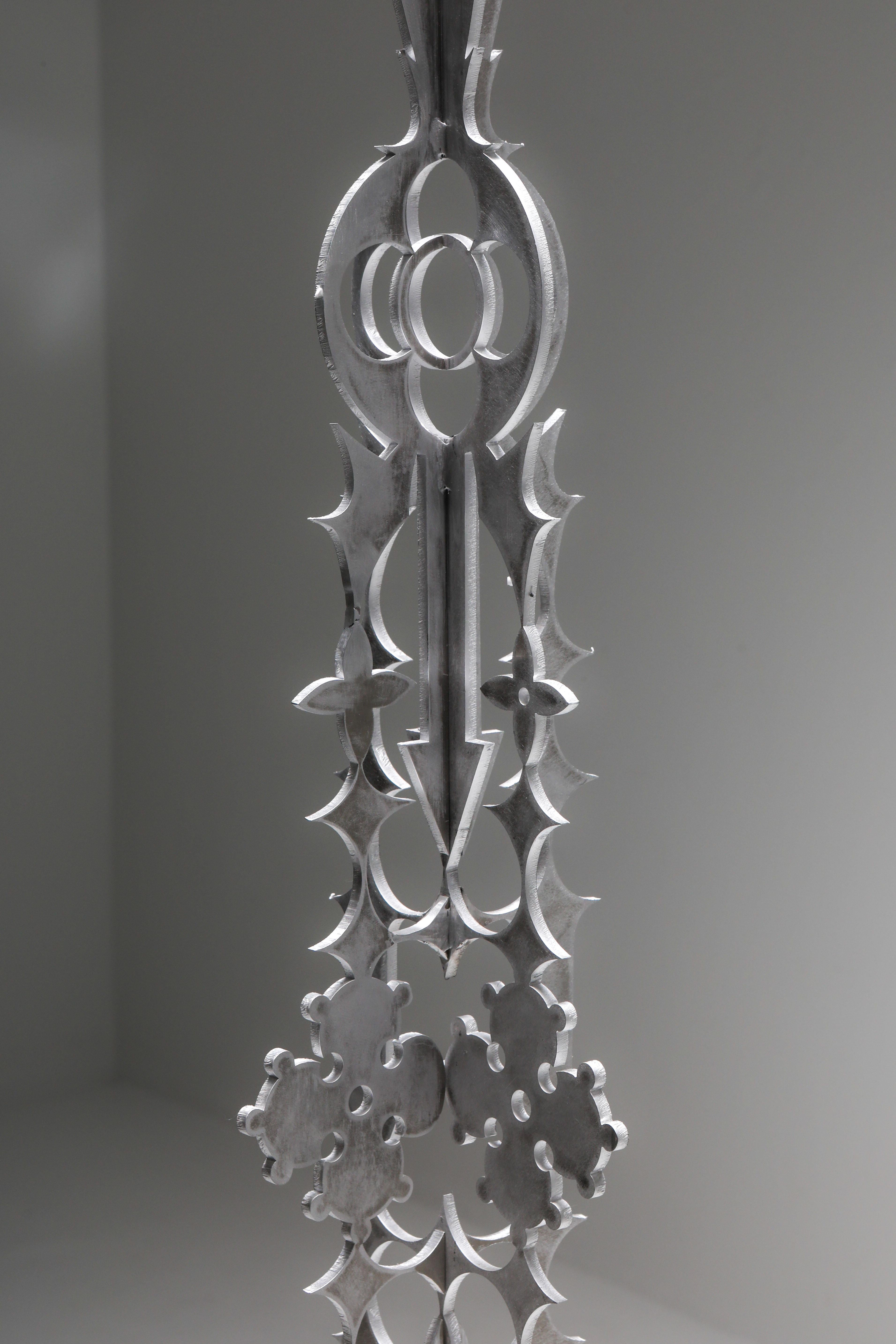 'Ornamentum 3' 6mm Lasered Aluminium Sculpture Orson Van Beek & Quinten Mestdagh For Sale 2