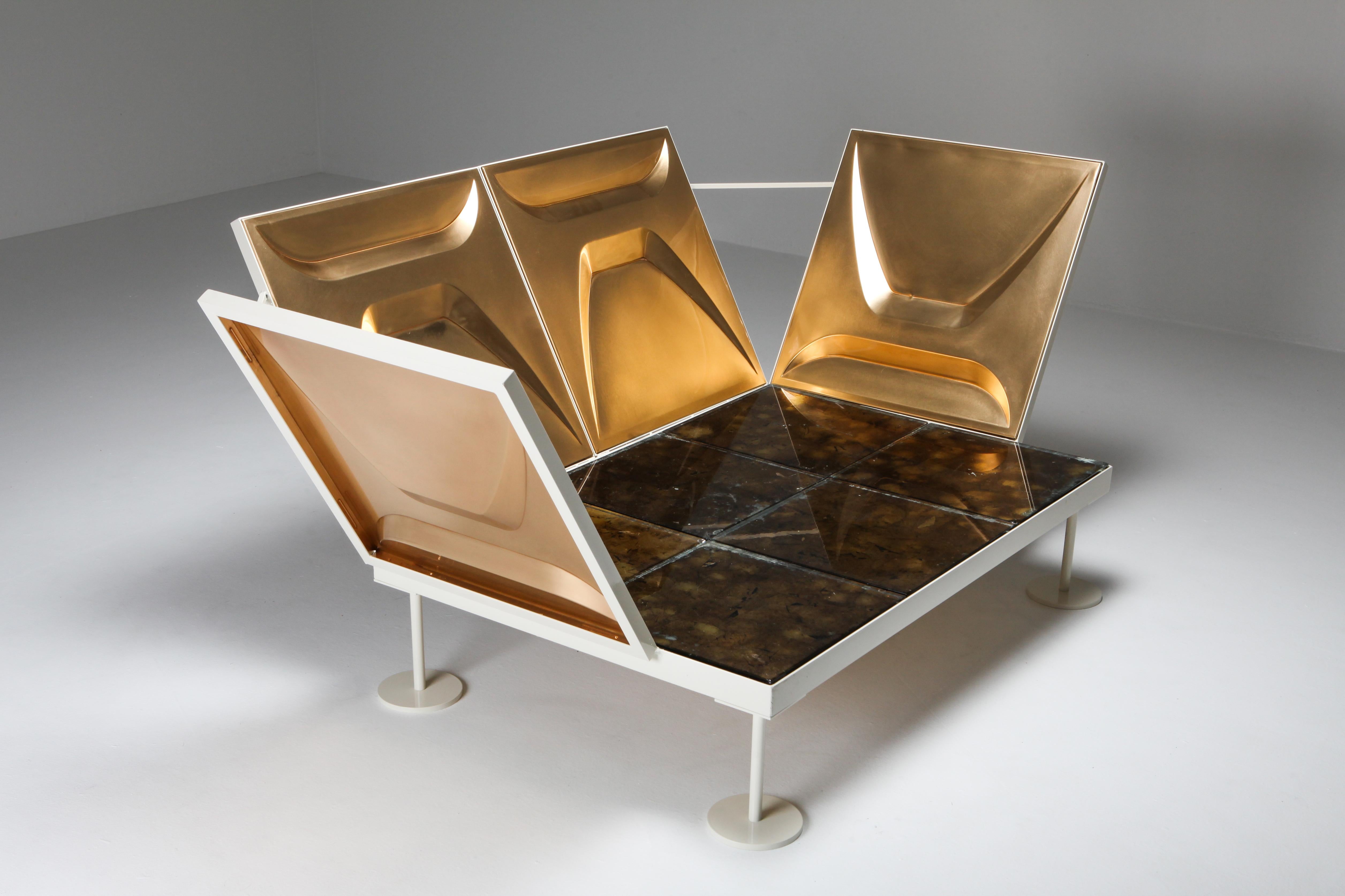 Copper Billie Jean Sofa by Lionel Jadot, 2020 For Sale