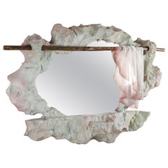 Functional Art Wall Mirror 'Littoral Crave' by Touche-Touche