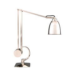 Functional Mid-Century Modern Style Brass Desk Lamp, Re Edition