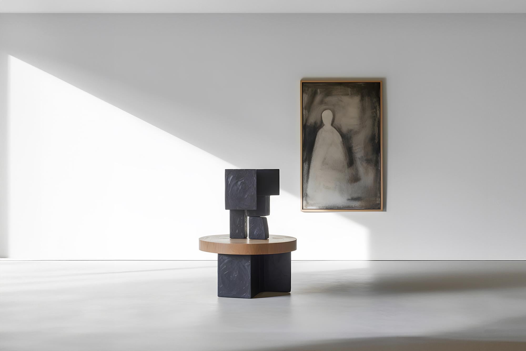 Brutalisme Functional Sculpture Unseen Force #44 : Table en bois massif de Joel Escalona en vente
