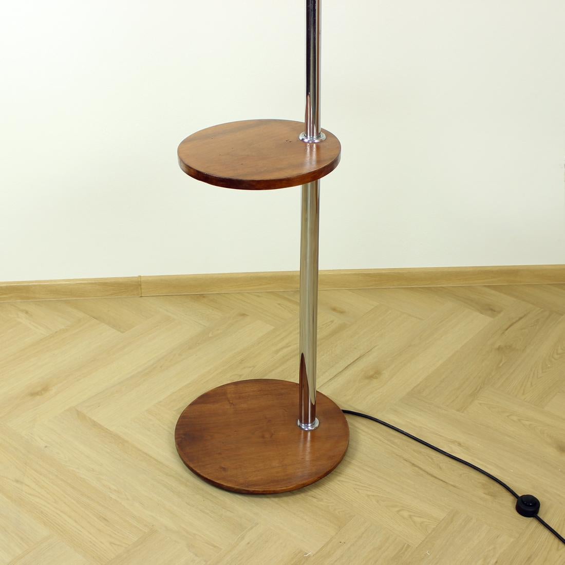 Functionalism Floor Lamp by Jindrich Halabala, Czechoslovakia 1930s For Sale 2