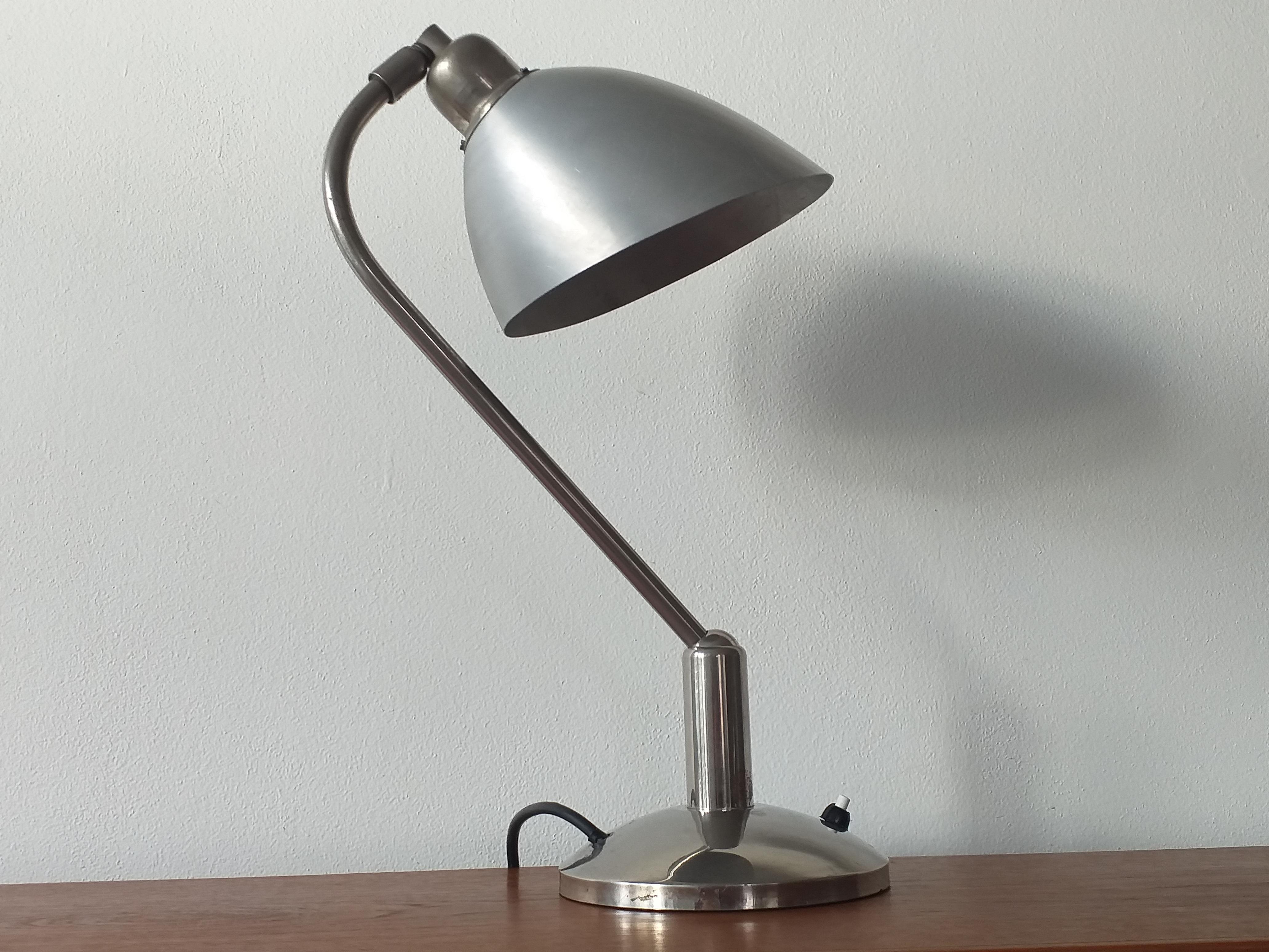 Functionalism Table Lamp Designed by Franta Anyz, Bauhaus, 1930s 4