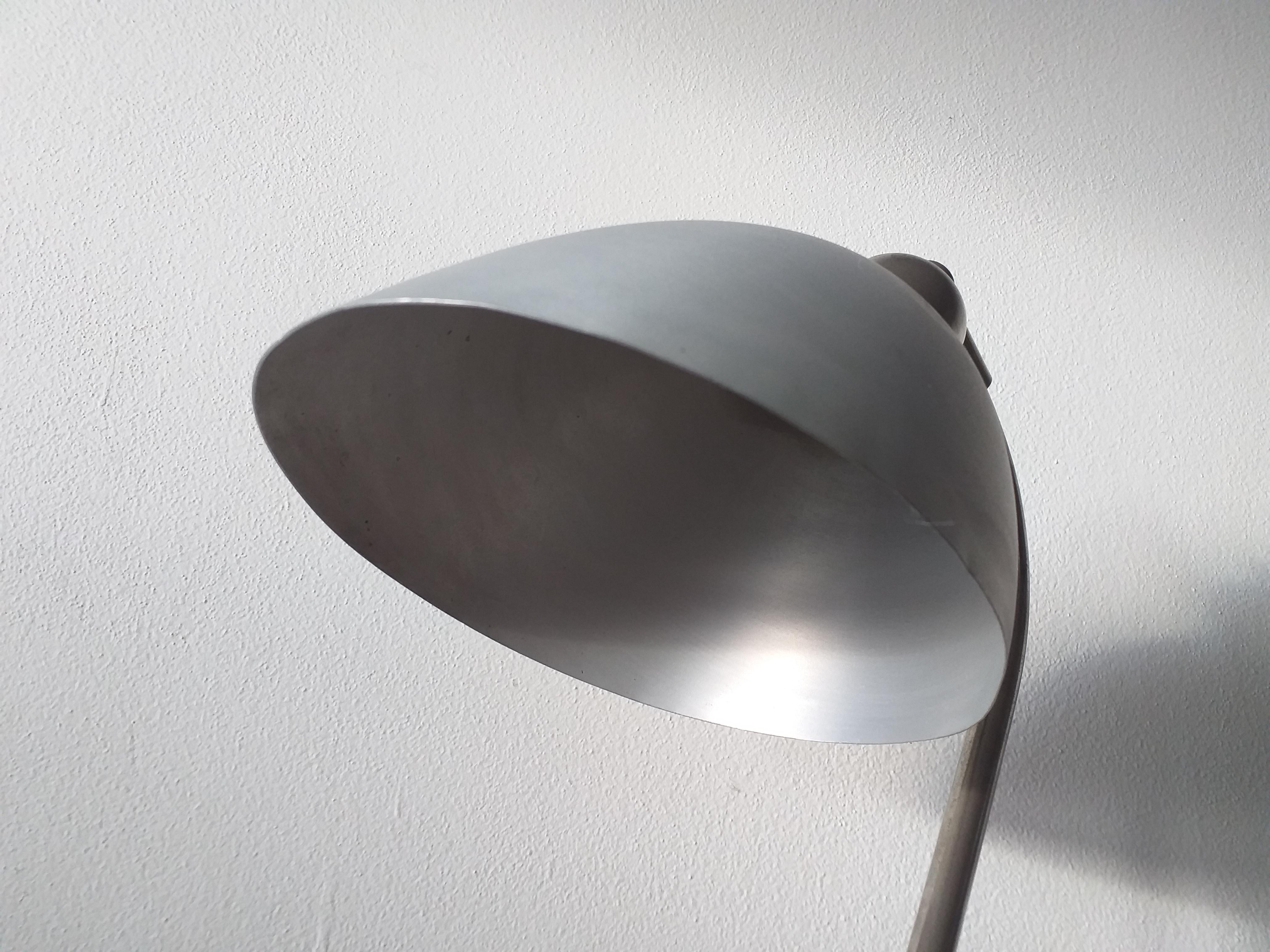 Metal Functionalism Table Lamp Designed by Franta Anyz, Bauhaus, 1930s