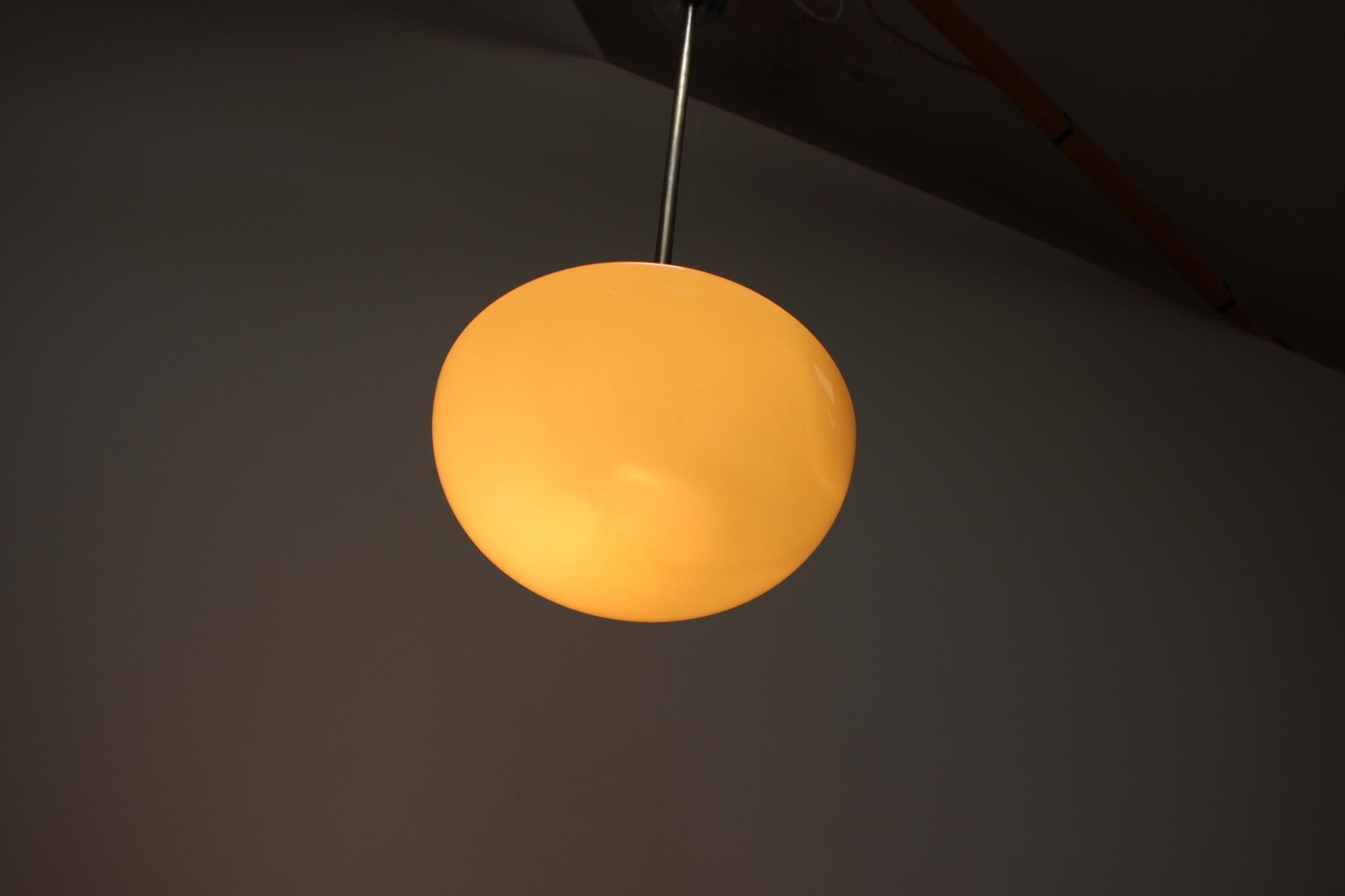 Functionalist / Art Deco Chandelier, 1930's, Czechoslovakia For Sale 1