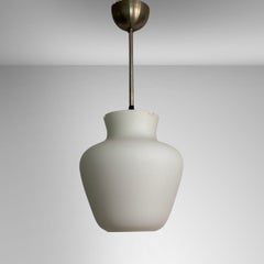 Functionalist ASEA pendant lamp attributed to Gunnar Asplund, Sweden, 1940s