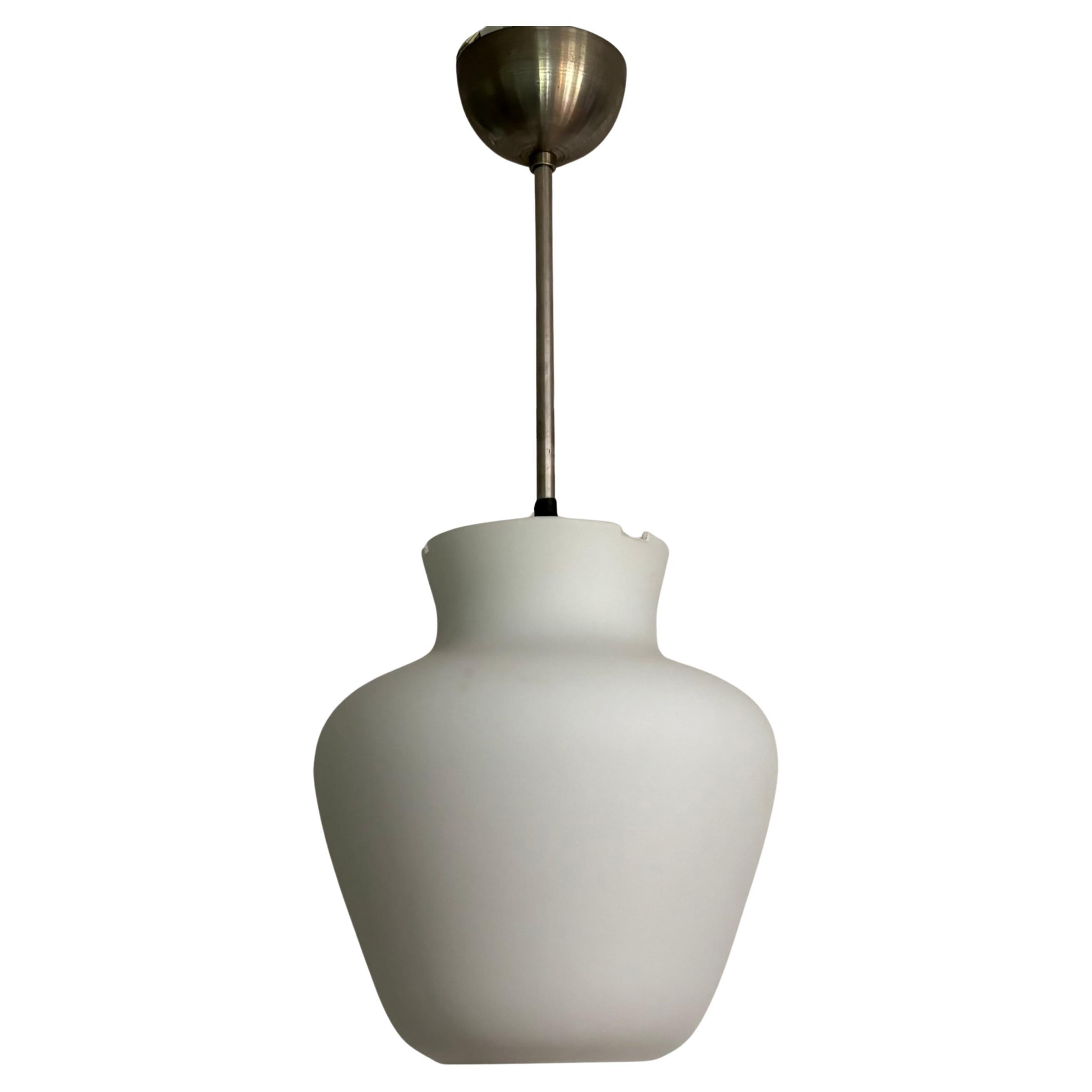 Lampada a sospensione funzionalista ASEA attribuita a Gunnar Asplund, Svezia, anni '40