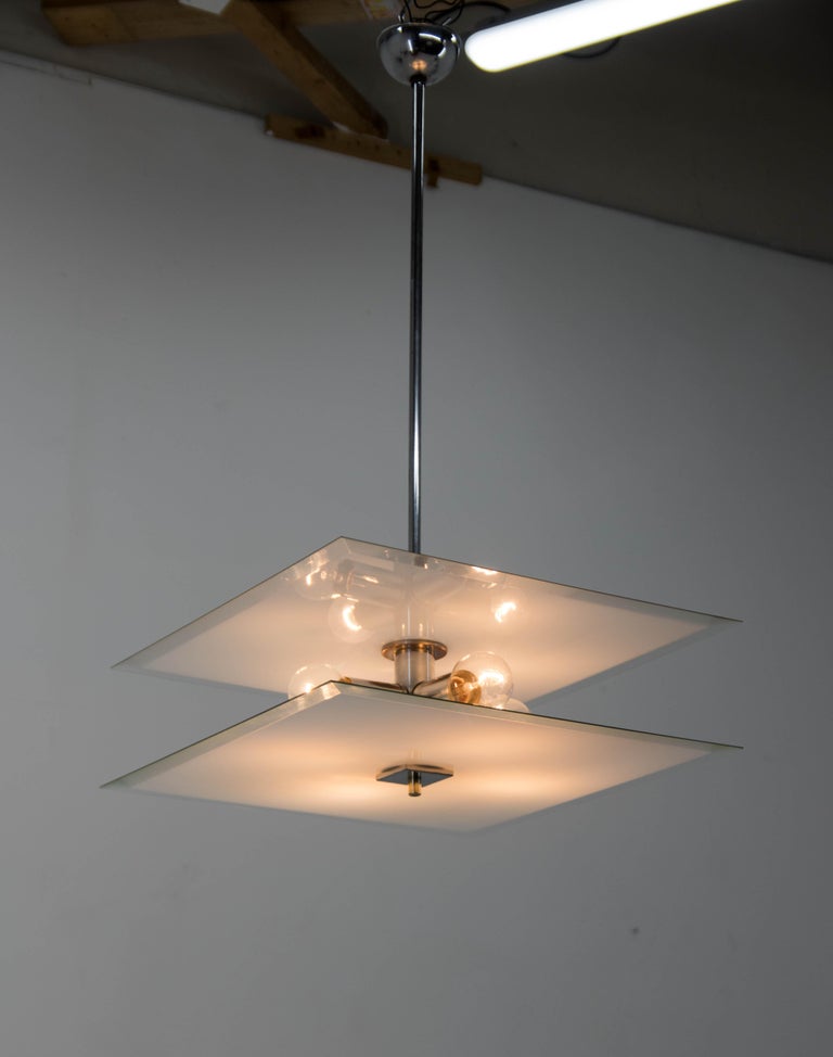 Functionalist/Bauhaus Chandelier, 1930s For Sale at 1stDibs