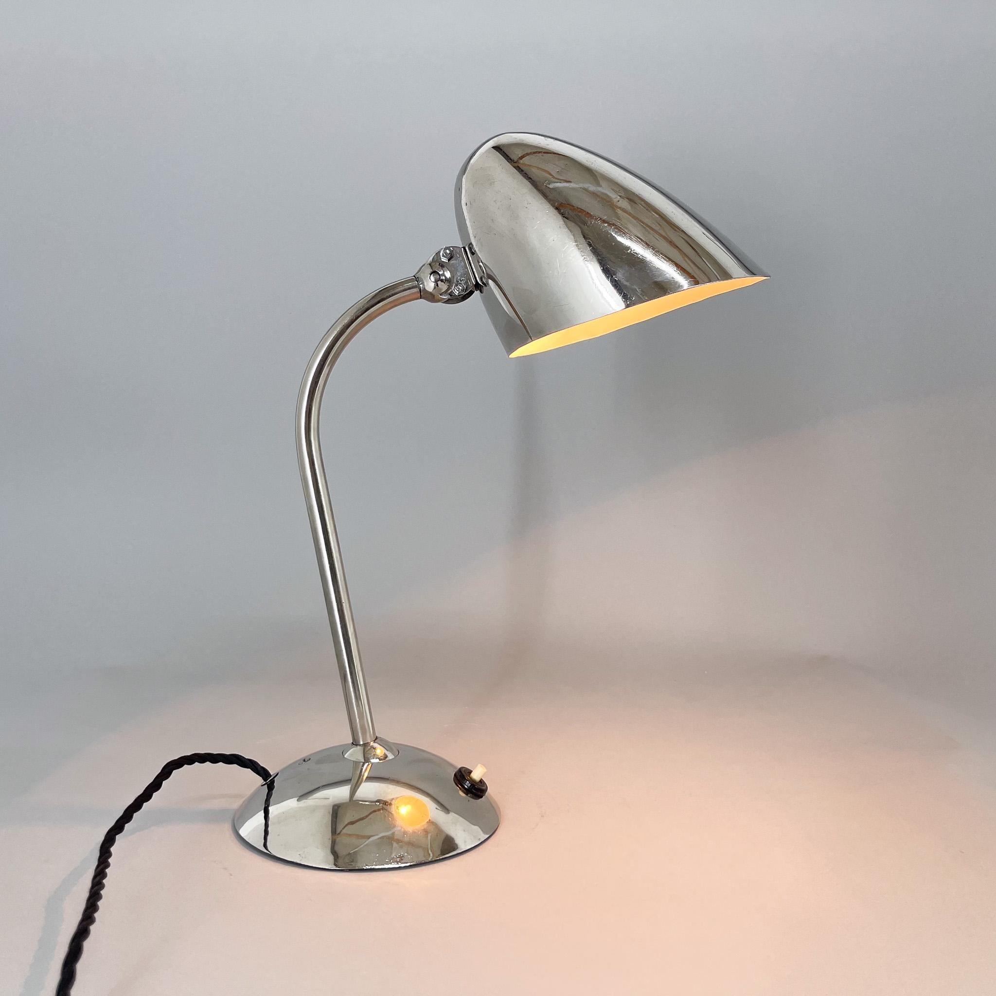 Flexible Tischlampe aus dem Funktionalismus / Bauhaus von Franta Anyz, 1930er Jahre im Angebot 5