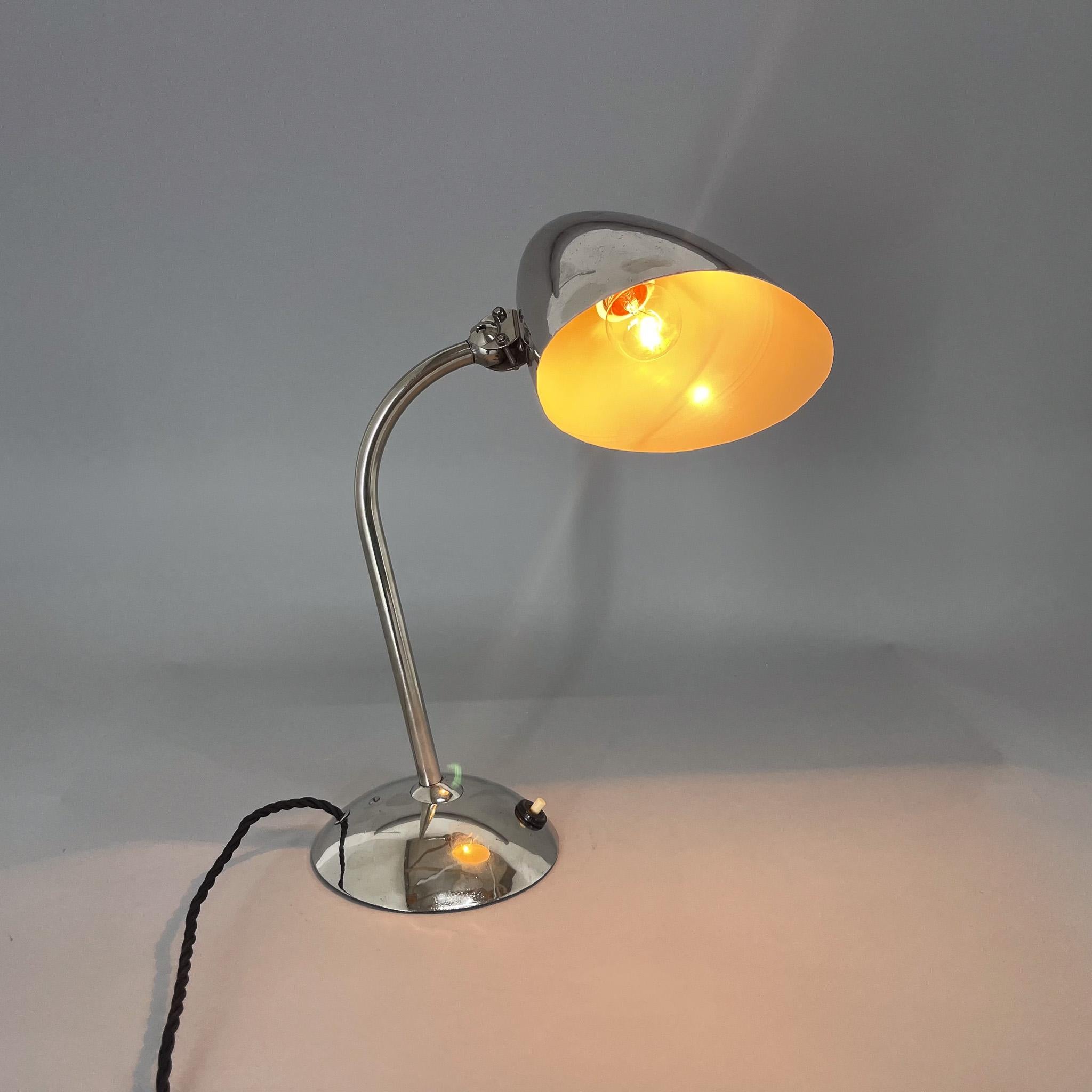 Flexible Tischlampe aus dem Funktionalismus / Bauhaus von Franta Anyz, 1930er Jahre im Angebot 6