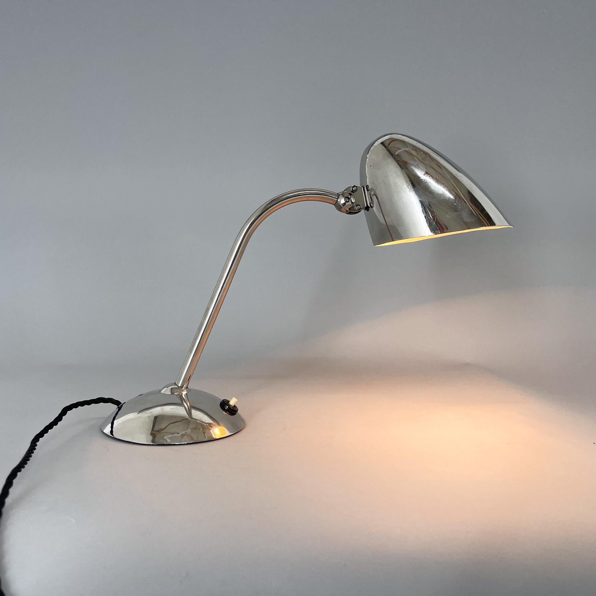 Functionalist / Bauhaus Flexible Table Lamp by Franta Anyz, 1930s For Sale 7