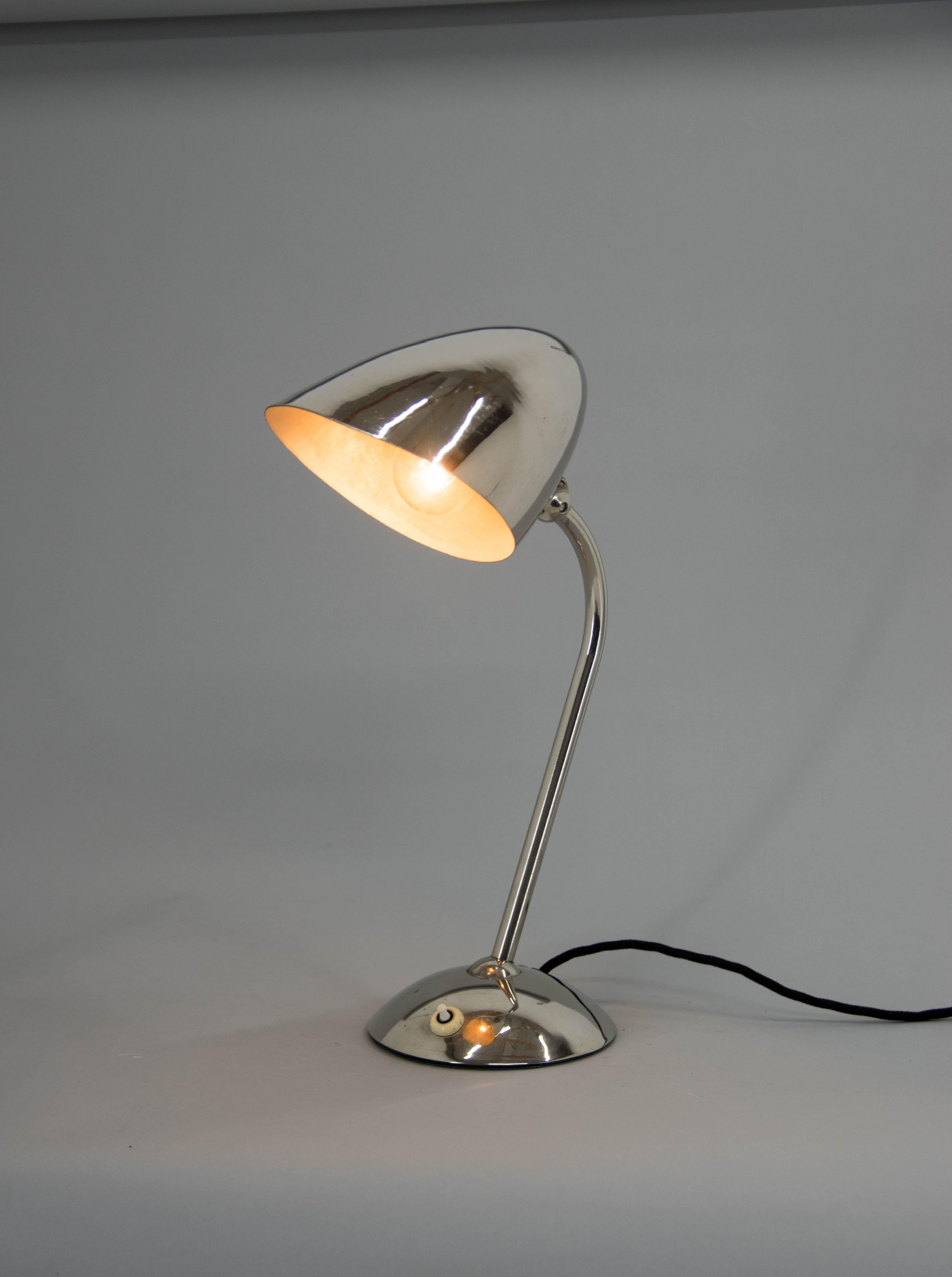 Functionalist / Bauhaus Flexible Table Lamp by Franta Anyz, 1930s In Good Condition For Sale In Praha, CZ