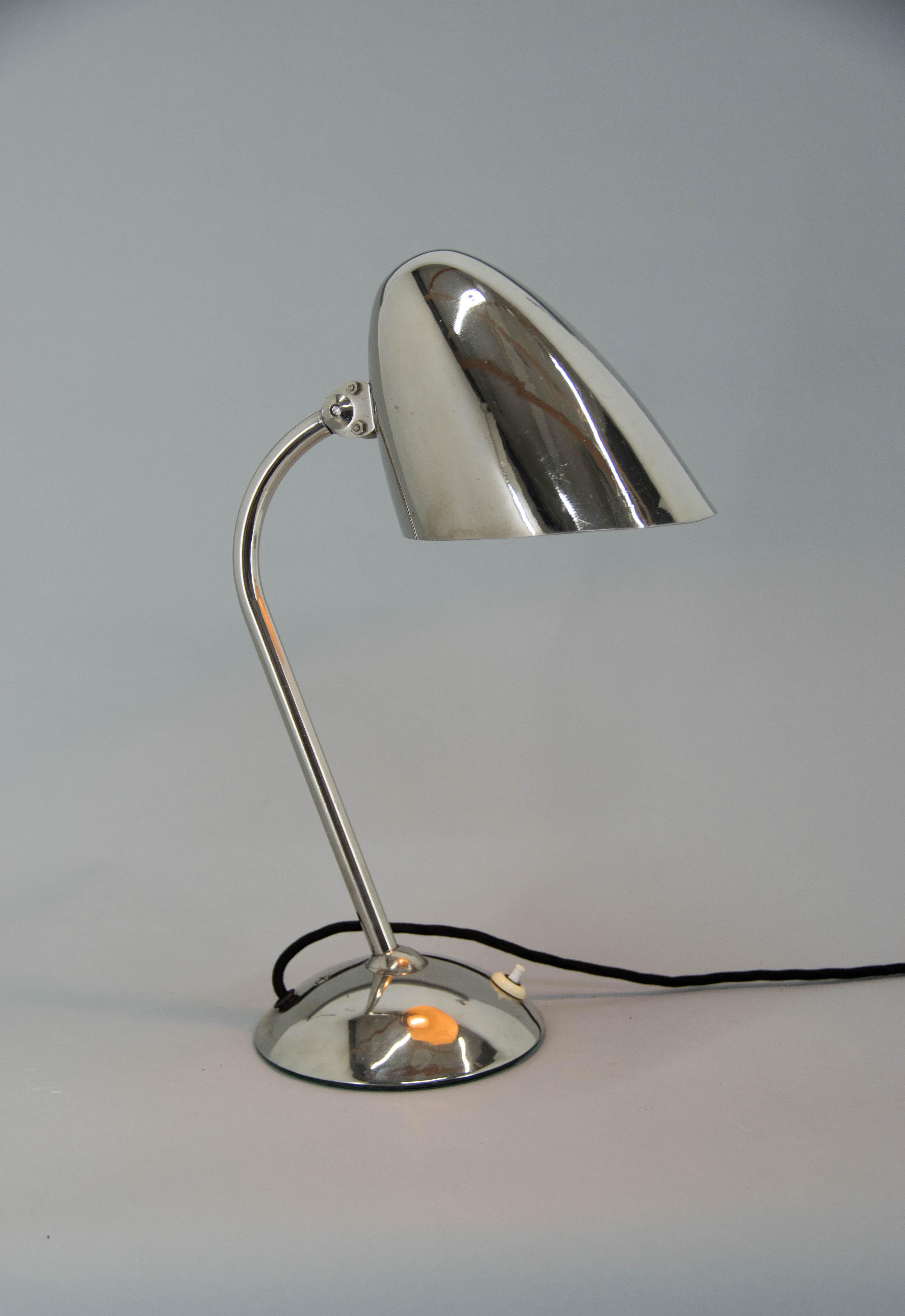 Mid-20th Century Functionalist / Bauhaus Flexible Table Lamp by Franta Anyz, 1930s For Sale
