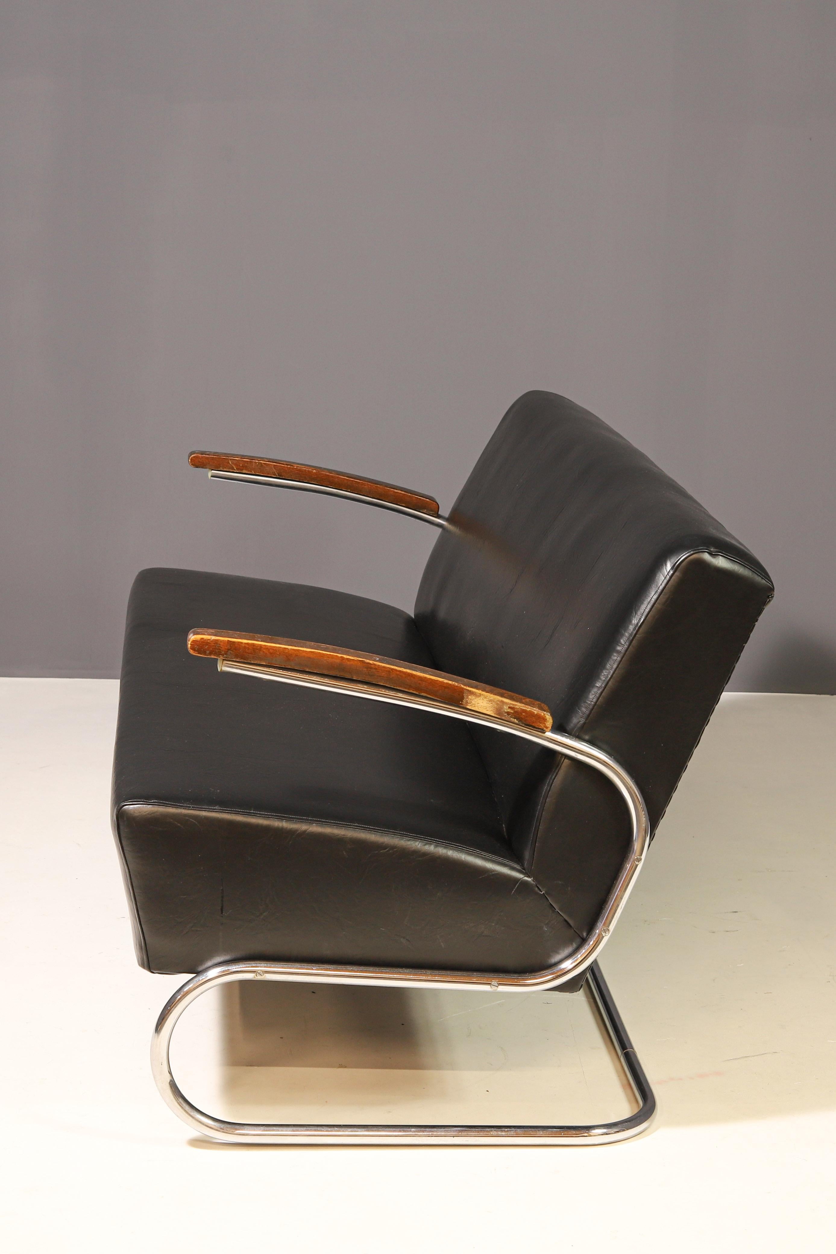 Sofá funcionalista Bauhaus  Kovona, 1930 Checo en venta