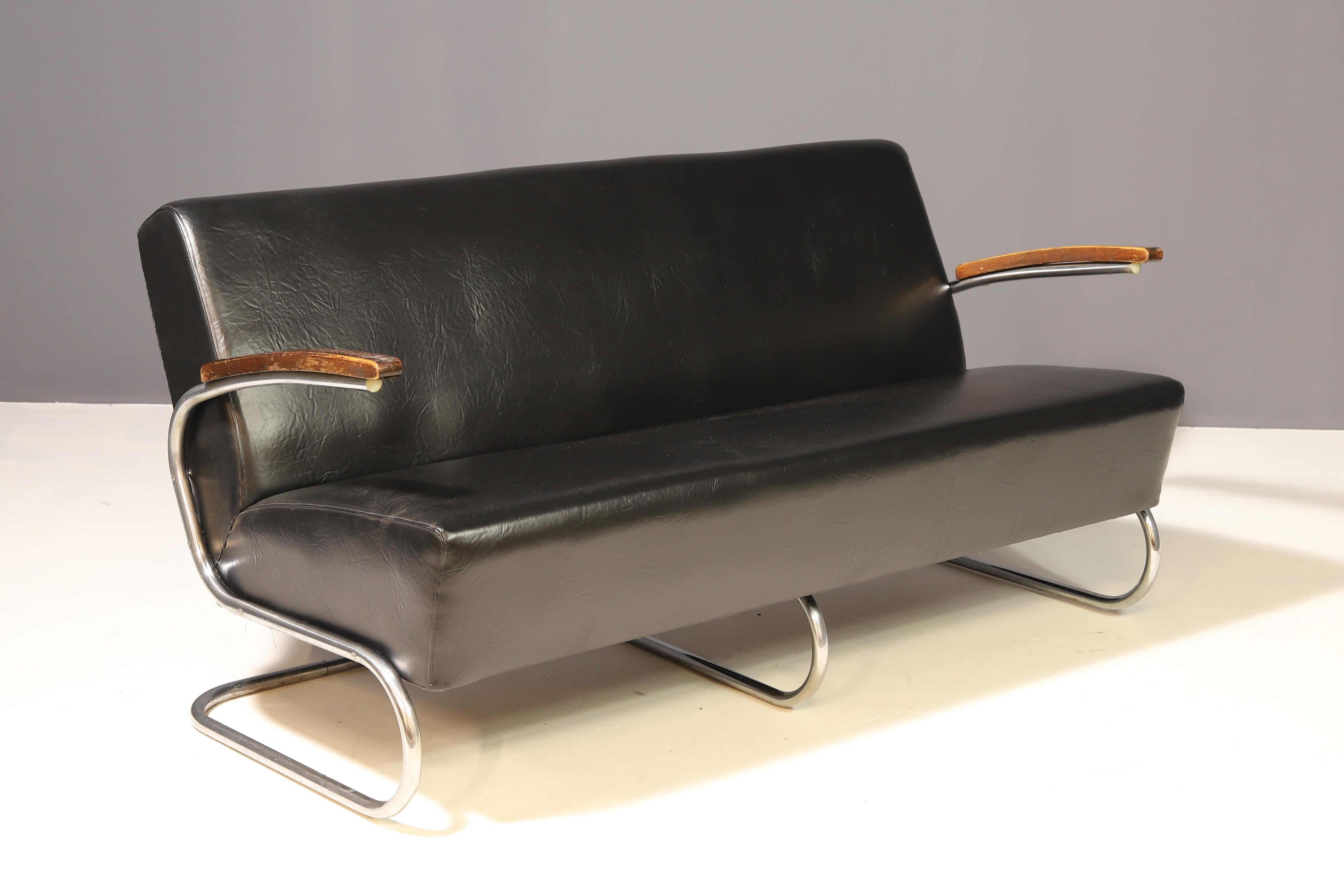 Sofá funcionalista Bauhaus  Kovona, 1930 en venta 1