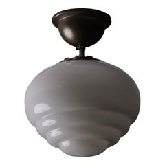 Functionalist ceiling lamp, anonymous designer, Sweden, 1930s