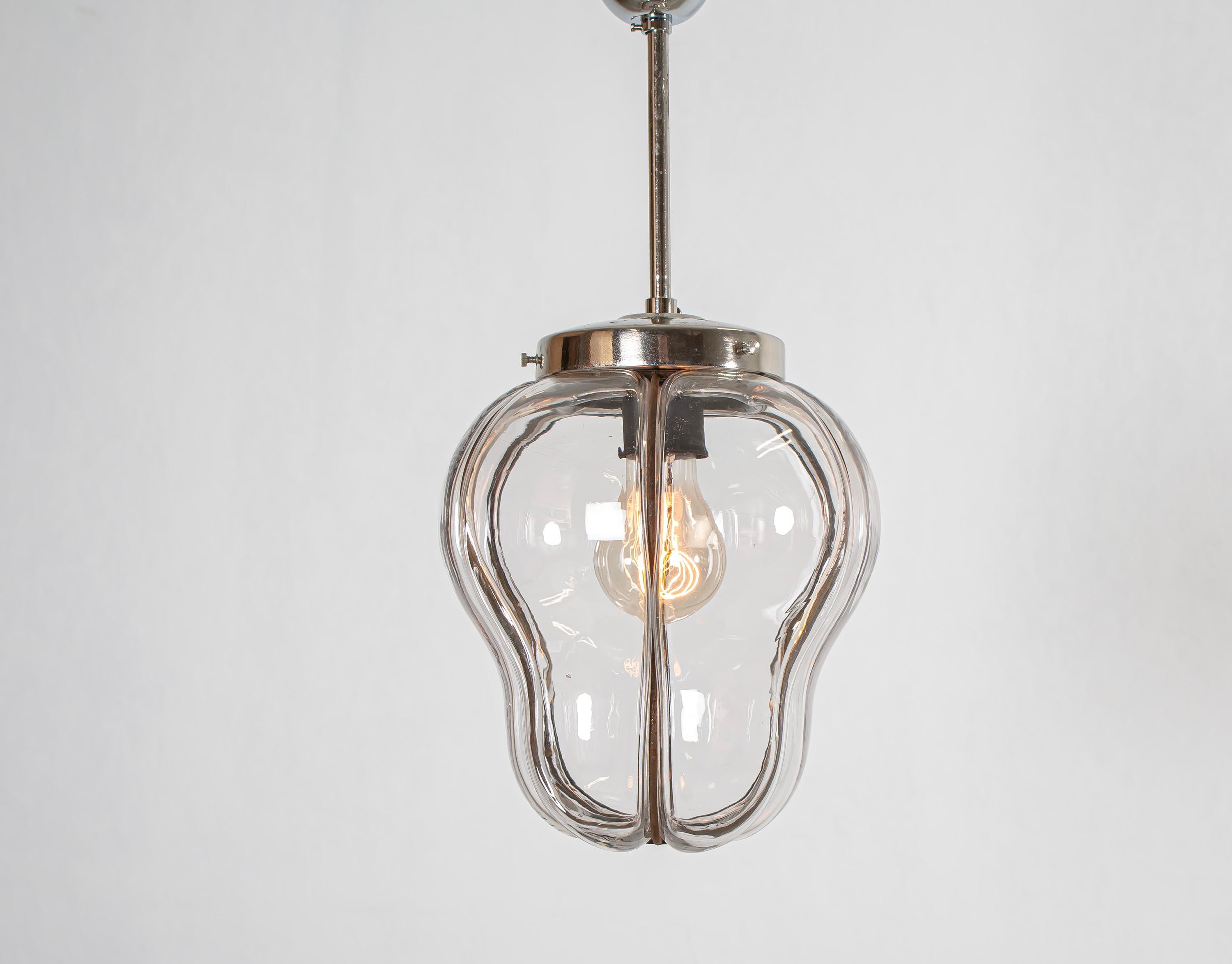 Mid-20th Century Functionalist Ceiling Light, Norway, 1950s For Sale