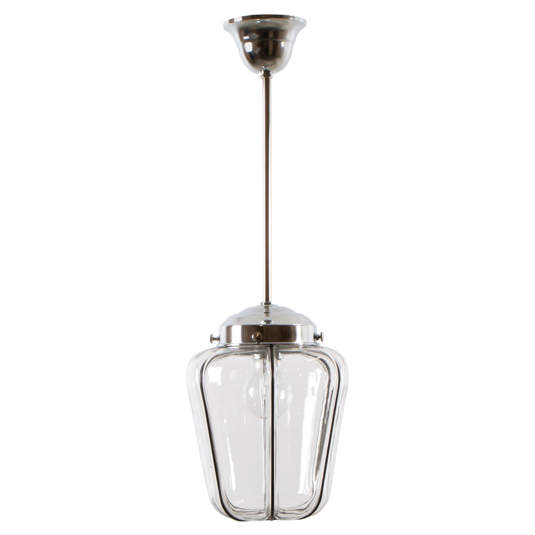 Functionalist Ceiling Light, Norway, 1950s For Sale
