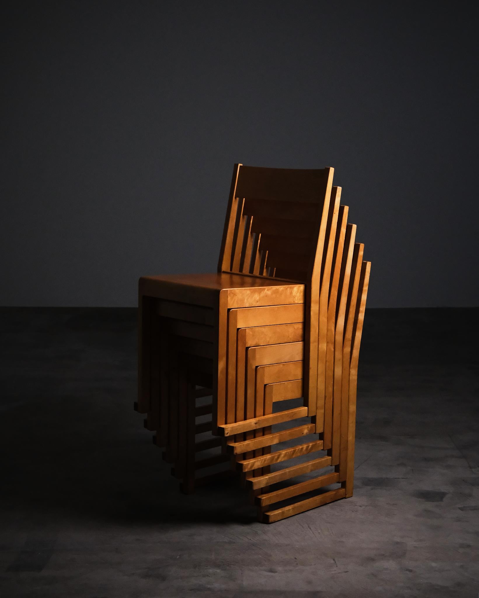 Funktionalistischer Stuhl 'Orchestra' von Sven Markelius, Bodafors, Schweden 1930er Jahre (Schwedisch) im Angebot