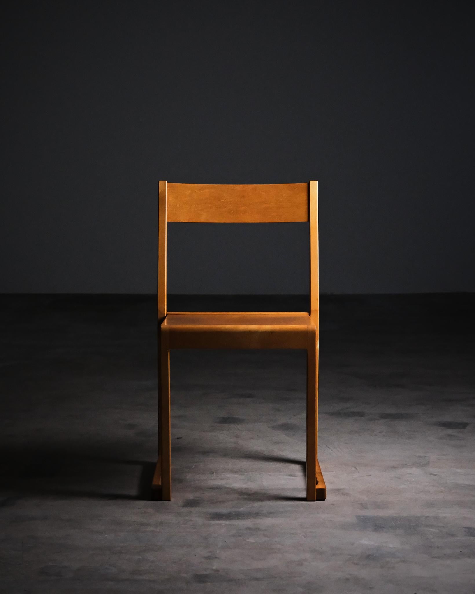 Funktionalistischer Stuhl 'Orchestra' von Sven Markelius, Bodafors, Schweden 1930er Jahre im Zustand „Gut“ im Angebot in Eskilstuna, SE